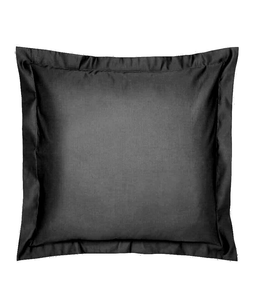 2 Taie D'oreillers 65 x 65 cm - Noir