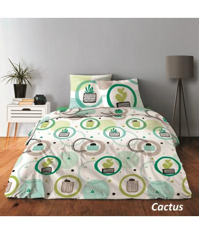 Housse de couette 2 places coton 57 Fils 220 x 240 cm