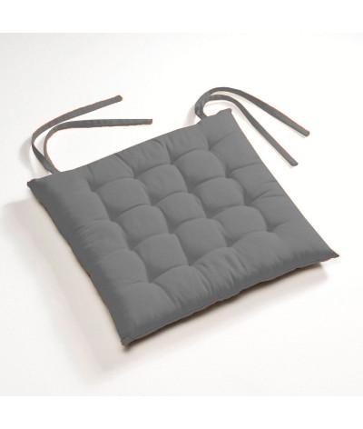 Lot de 6 galettes de chaises - Gris Fonc?