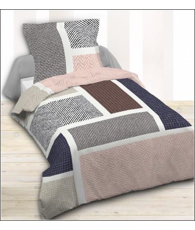 Housse de couette 1 place 140x200 cm-  Patch