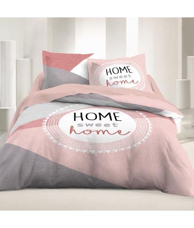 Housse de couette 2 places 220 x 240 cm-  Sweet Home