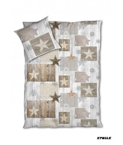 Housse de couette 1 place 140x200 cm - Etoile