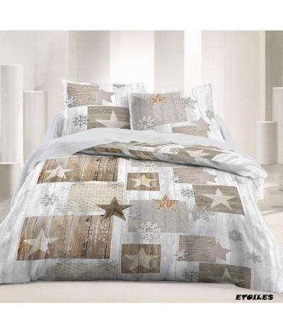 Housse de couette 2 places 220x240cm - Etoile