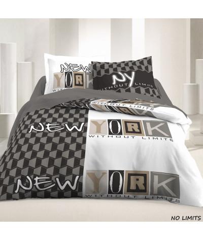 Housse de couette 2 places 220x240cm - New York
