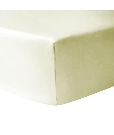 Drap housse coton 160x200cm + bonnet 30cm