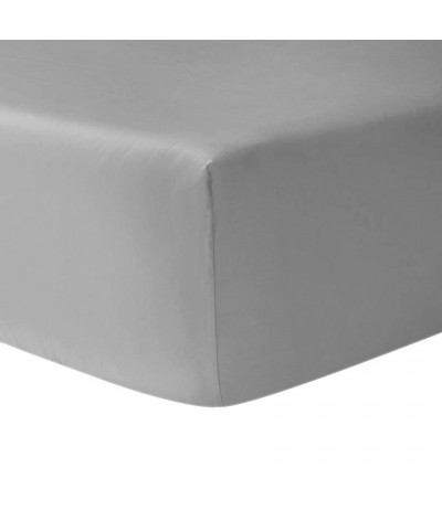 Drap housse coton 160x200cm + bonnet 25cm