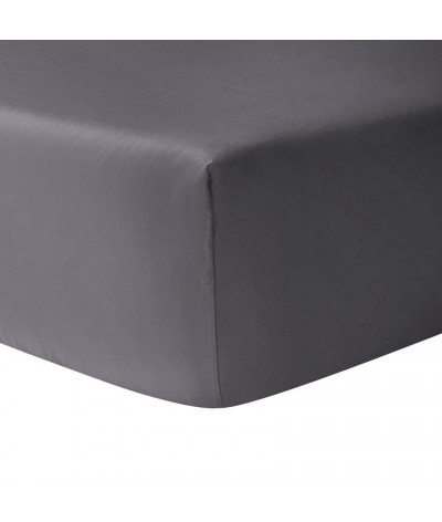 Drap housse coton 180x200cm + bonnet 25cm