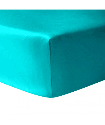 Drap housse coton 180x200cm + bonnet 25cm