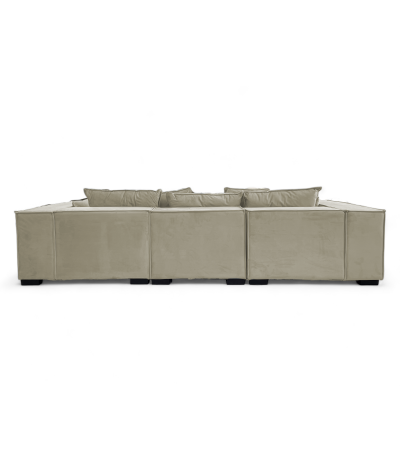 canapé modulable 4+1 Stella beige