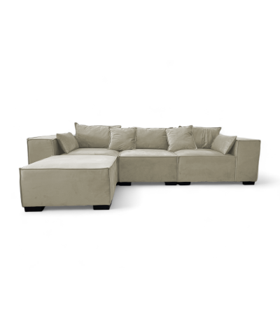 canapé modulable 4+1 Stella beige