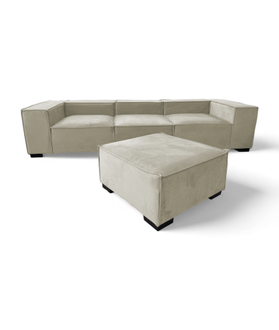 canapé modulable 4+1 Stella beige