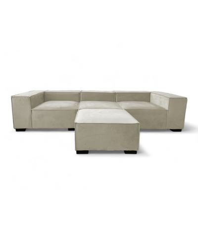 canapé modulable 4+1 Stella beige